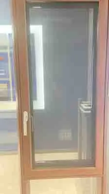 Hurricane Impact Grill Design Customized Double Glazed PVC Hung Sash Black Windows