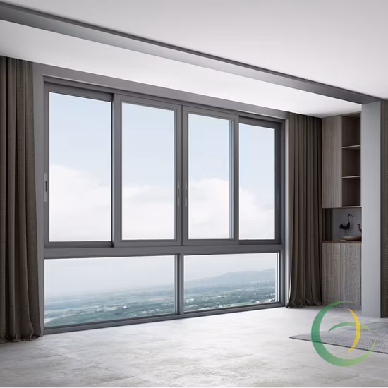 Skylight Sliding Aluminum Metal Aluminium Profile New Grill Design Fibre Glass Frameless Louver Hurricane Impact Casement Wood UPVC Door and Windows Price